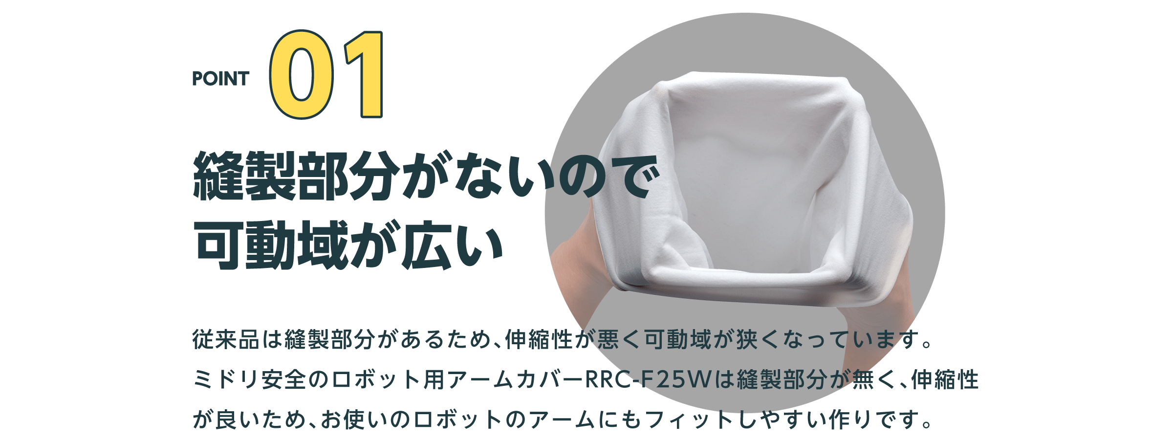 ロボットアームカバー無料モニター募集中
