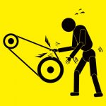 SCE-140_送排風機ファンベルト巻込まれ事故