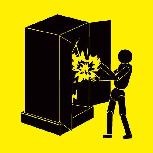 SCE-145_高圧分電盤電圧測定時の感電